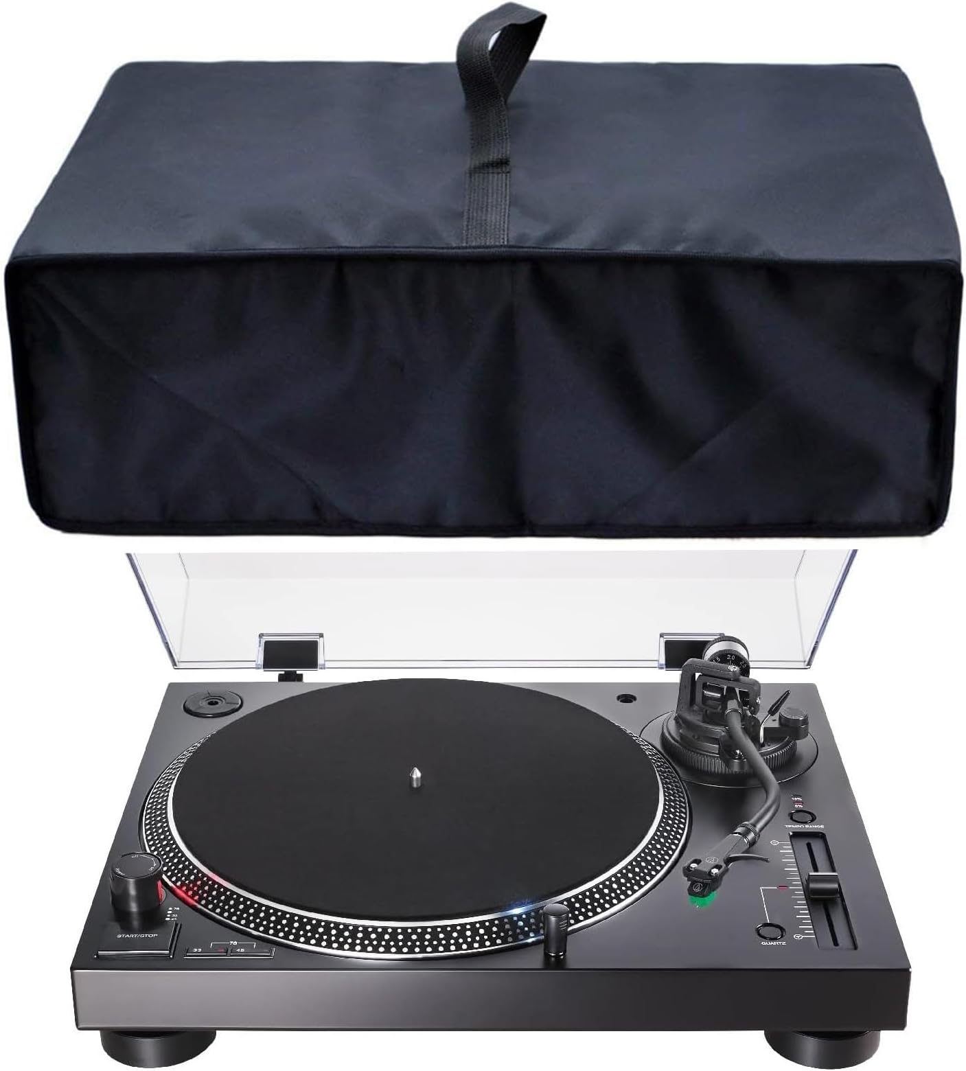 Turntable Dust Cover, Vinyl Record Player Protector, Waterproof Scratch-resistant, Fits Technics SL-Q300/SL-B250 /SL-B260 /SL-BD20 /SL-BD27 /SL-BD35 /SLD-20 /SL-PC11 /SL1200 /SL1210 Pioneer PLX 1000