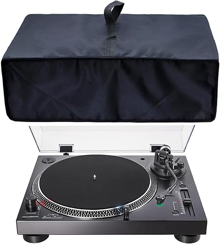 Cubierta antipolvo para plato giratorio, protector de reproductor de discos de vinilo, resistente al agua, resistente a los arañazos, se adapta a