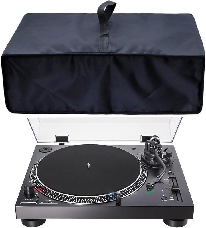 Turntable Dust Cover, Vinyl Record Player Protector, Waterproof Scratch-resistant, Fits Technics SL-Q300/SL-B250 /SL-B260 /SL-BD20 /SL-BD27 /SL-BD35 /SLD-20 /SL-PC11 /SL1200 /SL1210 Pioneer PLX 1000