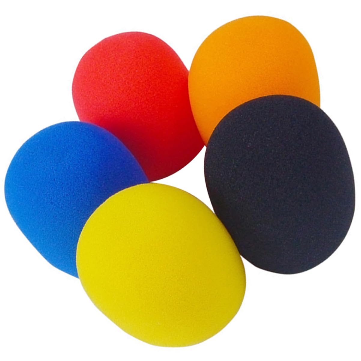 Caches-microphone en Mousse, Lot de 5 Pièces, Couleur Assortie