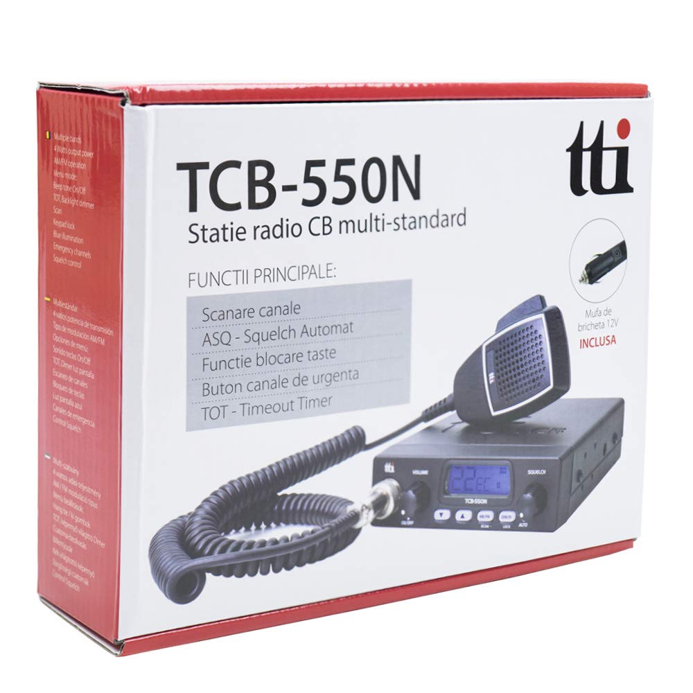 TTi TTI-PACK13 CB TCB-550 zestaw stacji radiowych, PN100 ML100 antena