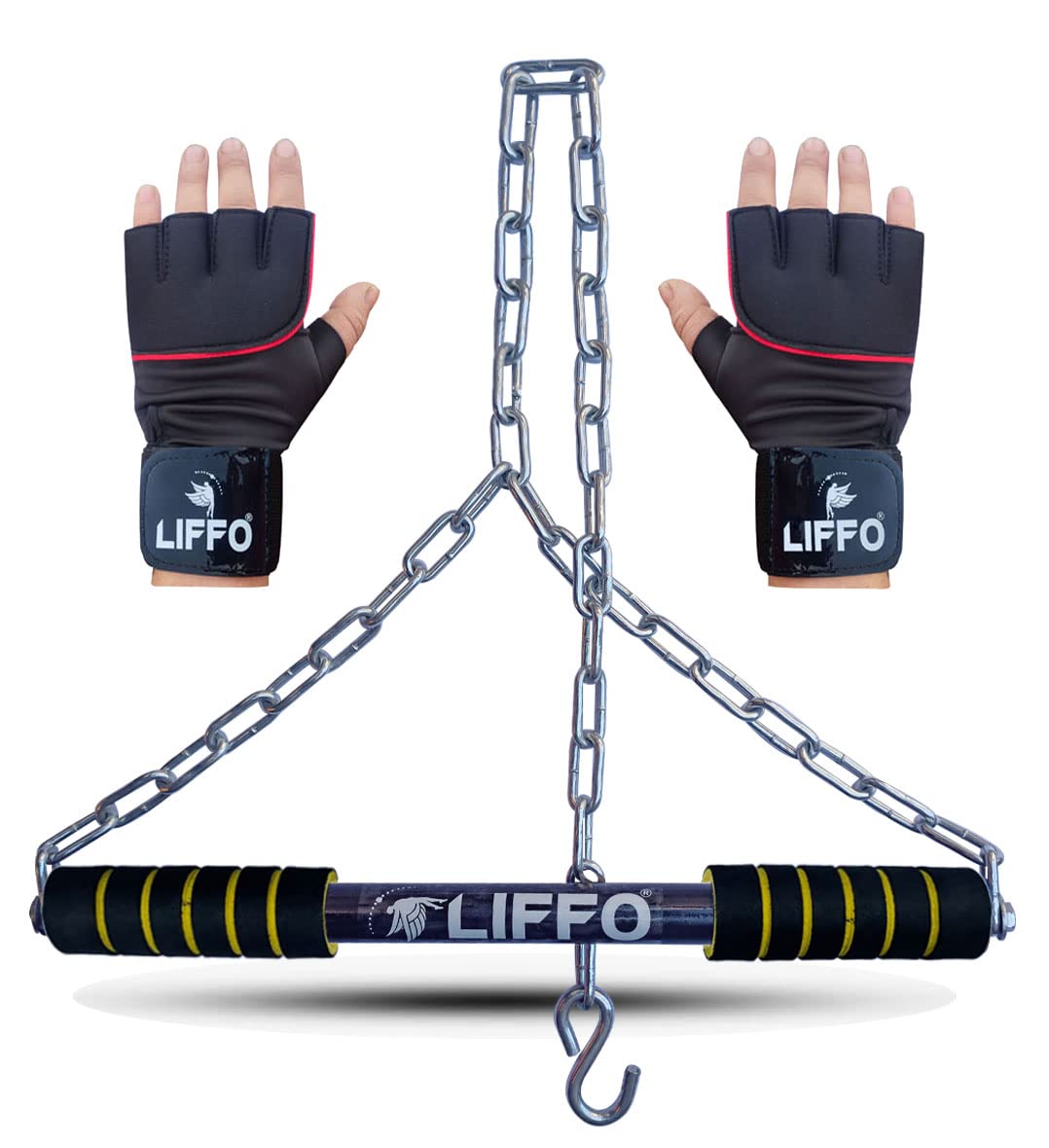 See full amazon price history chart for Liffo® Pull Up Bar Heavy Height Increasing Chain Hanging Rod Exercise, Fitness, Chin-up Bar with Weight Lifting Gloves (4FT) Liffo® Pull Up Bar Heavy Height Increasing Chain Hanging Rod Exercise, Fitness, Chin-up Bar with Weight Lifting Gloves (4FT) (B09Z89Z3DF) Amazon Price History, Amazon Price Tracker