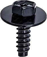 Vista 2 de Rexka 10 piezas M5-1.81 x 16 mm Forro de Fender Protector de Salpicaduras Tapa del Parachoques Tornillo de Cabeza Phillips Hexagonal Sems para Mazda