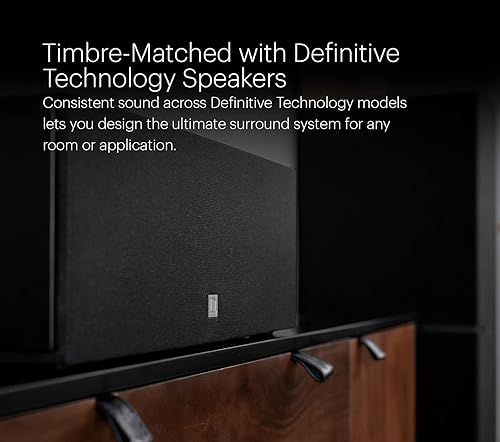 Miniatura 19 de Definitive Technology Dymension DM30 - Altavoz de canal central insignia, matriz de 5 controladores - (4) woofers de rango medio de 4 pulgadas y (1)