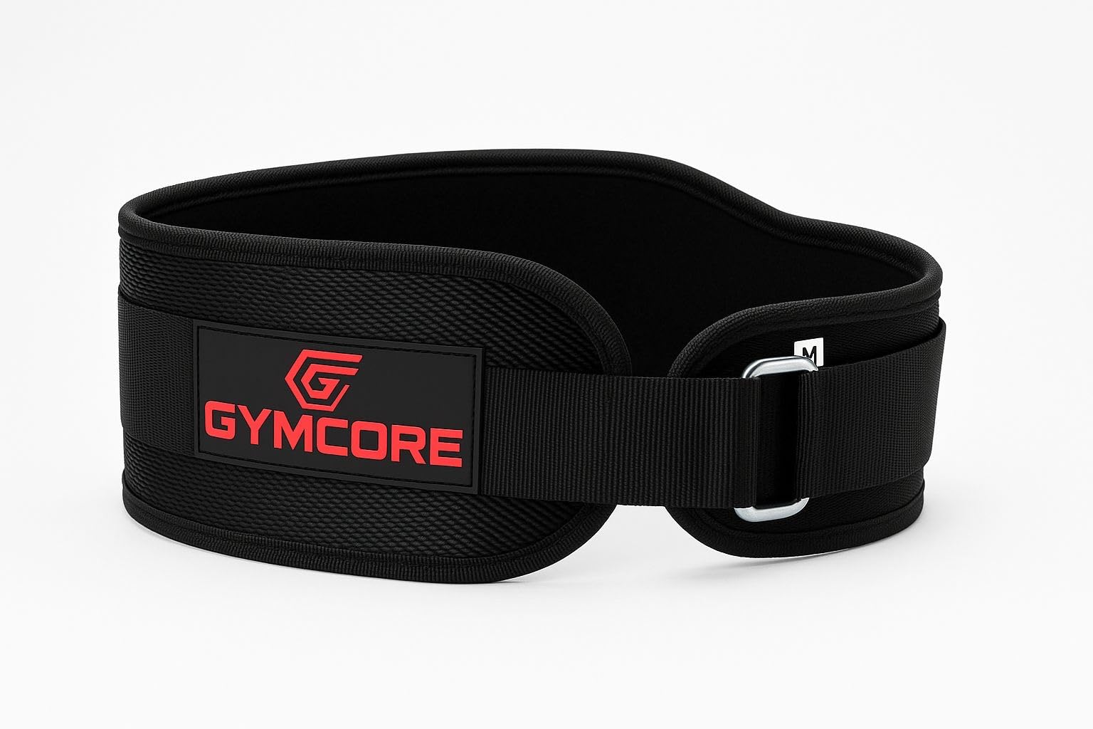 GYMCORE Weight Lifting Back Support Belt - Velcro Locking Gym Belt for Men and Women - 6" Adjustable Weightlifting Belt for Strength Training Olympic Lifting Powerlifting Deadlift, Small