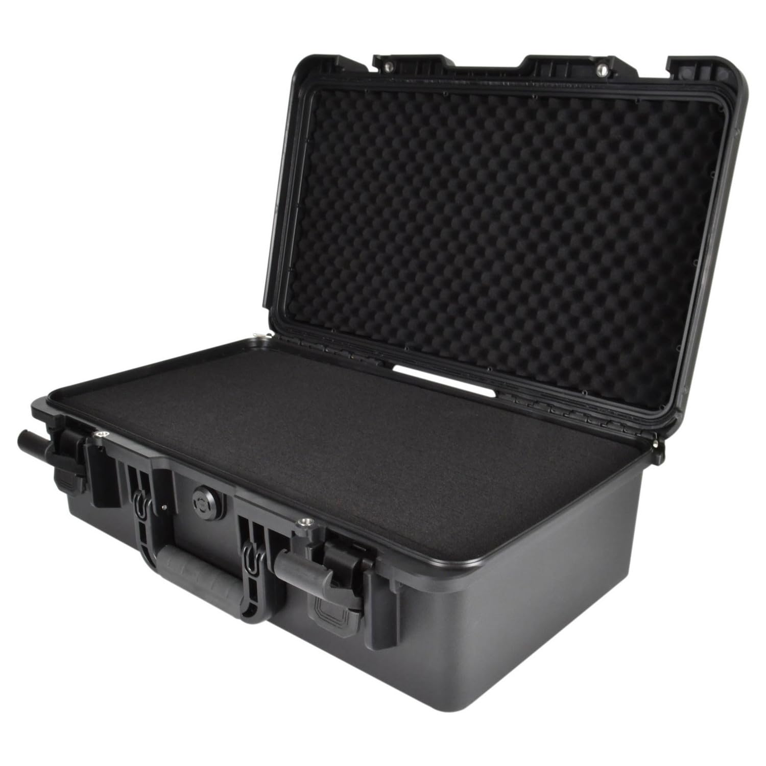 Citronic Caja de equipo resistente al agua, resistente a los impactos, clasificación IP66, interior de espuma, caja de almacenamiento resistente para herramientas, dimensiones internas (ancho x alto x