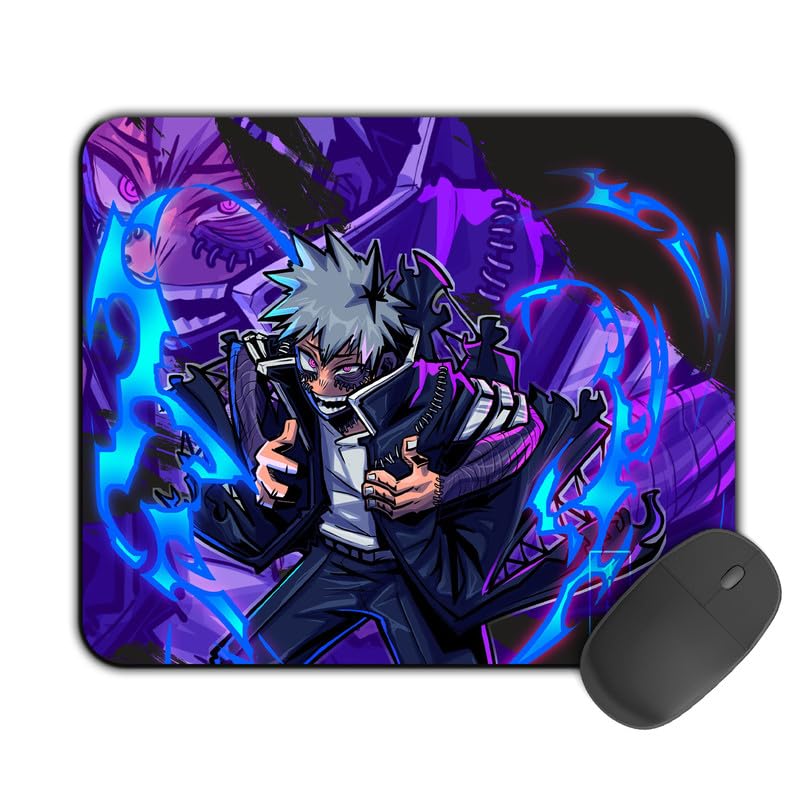 Printed Design Mouse Pad Dabi Art (200MM X 240 X 3MM) Enhance Gaming and Work Performance Comfortable and Precise Non-Slip Water Proof My Hero Academia Mouse Pad.