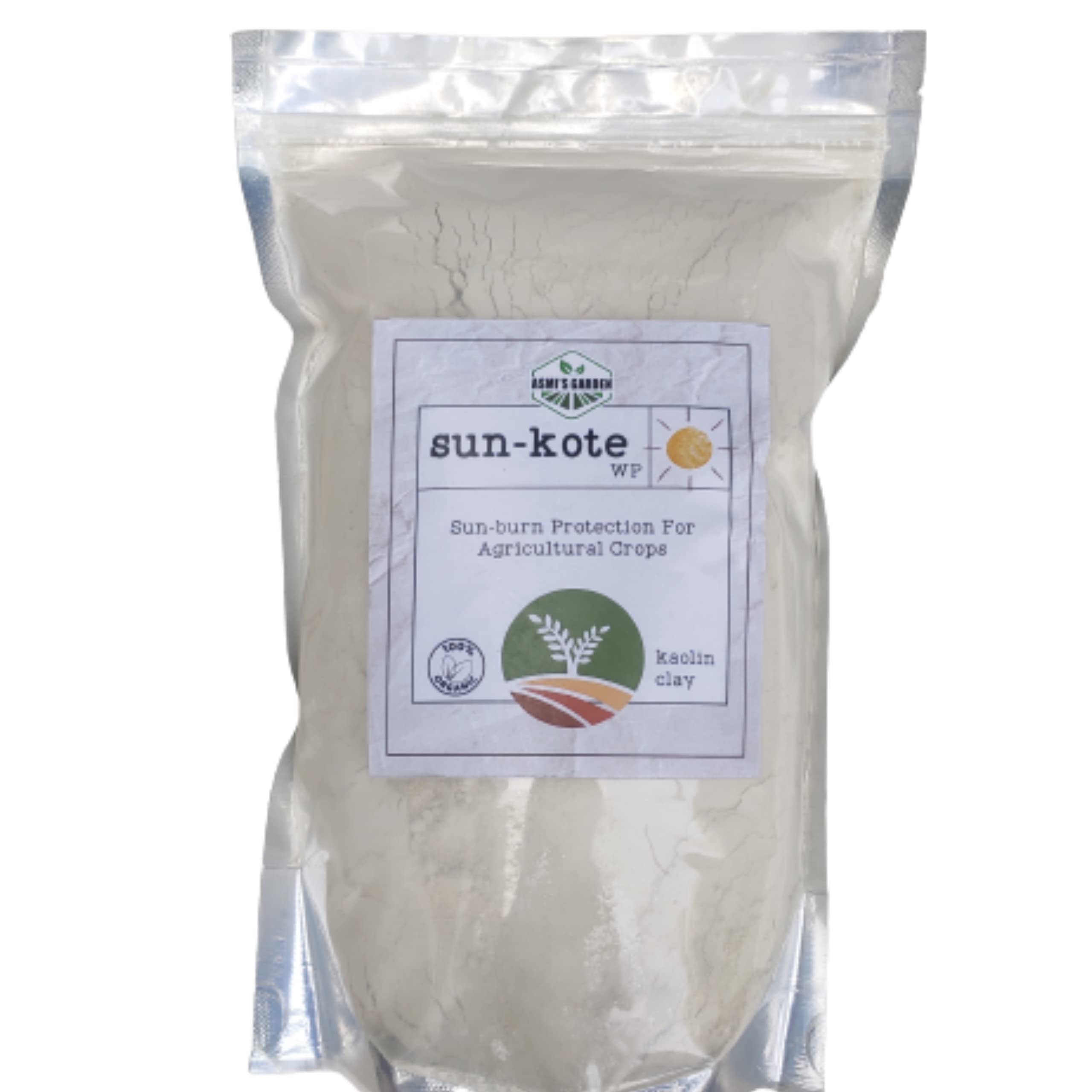 ASMIS GARDEN Sun kote/(kaolin clay) Protection for plants New Plant Care Pack1 Kg | (B0BTW5C312) Amazon Price History, Amazon Price Tracker