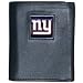 Siskiyou NFL New York Giants Leather Tri-Fold Wallet , Black
