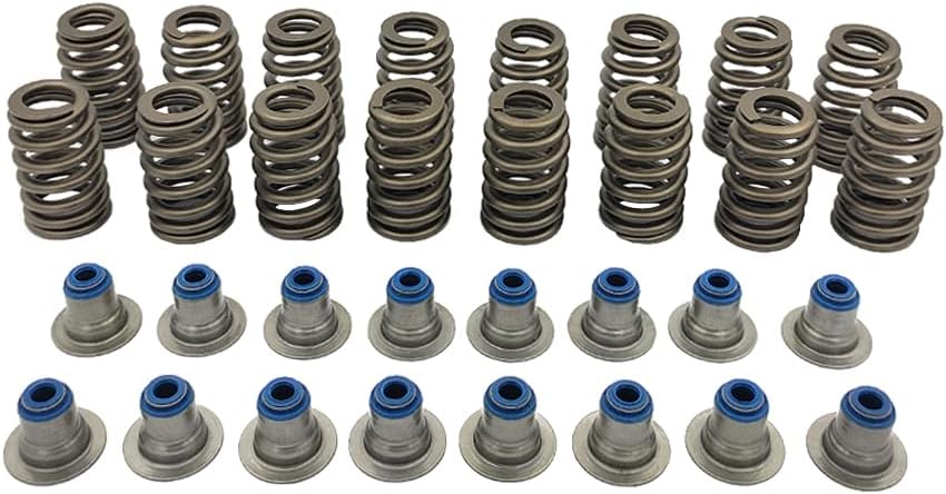 Tokinng Valve Spring Replacement, 560" Lift Beehive LS Valve Springs w/Hat Seals Fits for 2002-2020+ Chevy Gen II III IV LS 4.8L, 5.3L, 5.7L, 6.0L, 6.2L & 7.0L, Replace 12482063 12499224 12586484
