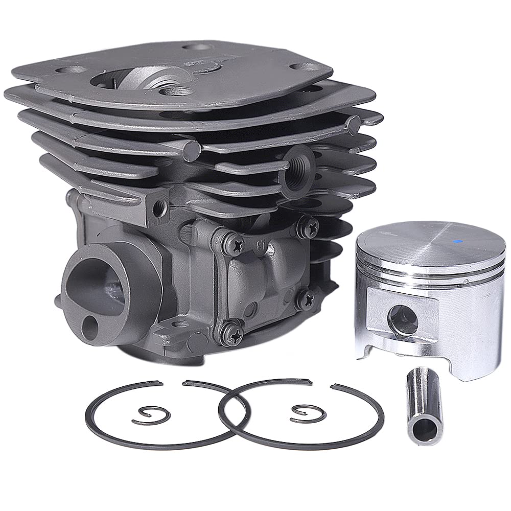 Kit de Filtro de Aire de Escape de pistón de Cilindro de 45mm for repuestos de Motosierra de Gasolina Profesional H 353 346XP 350 Piezas de Repuesto