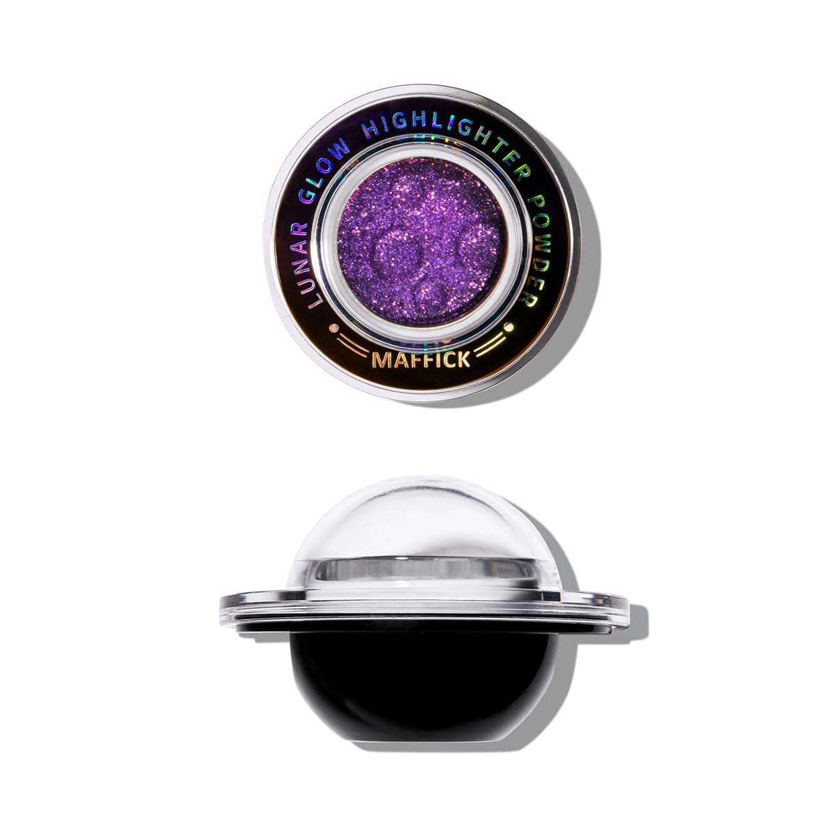 Maffick Highlighting Powder  Pressed Shimmer Face Makeup Compact for a Natural Glow 08, 18g