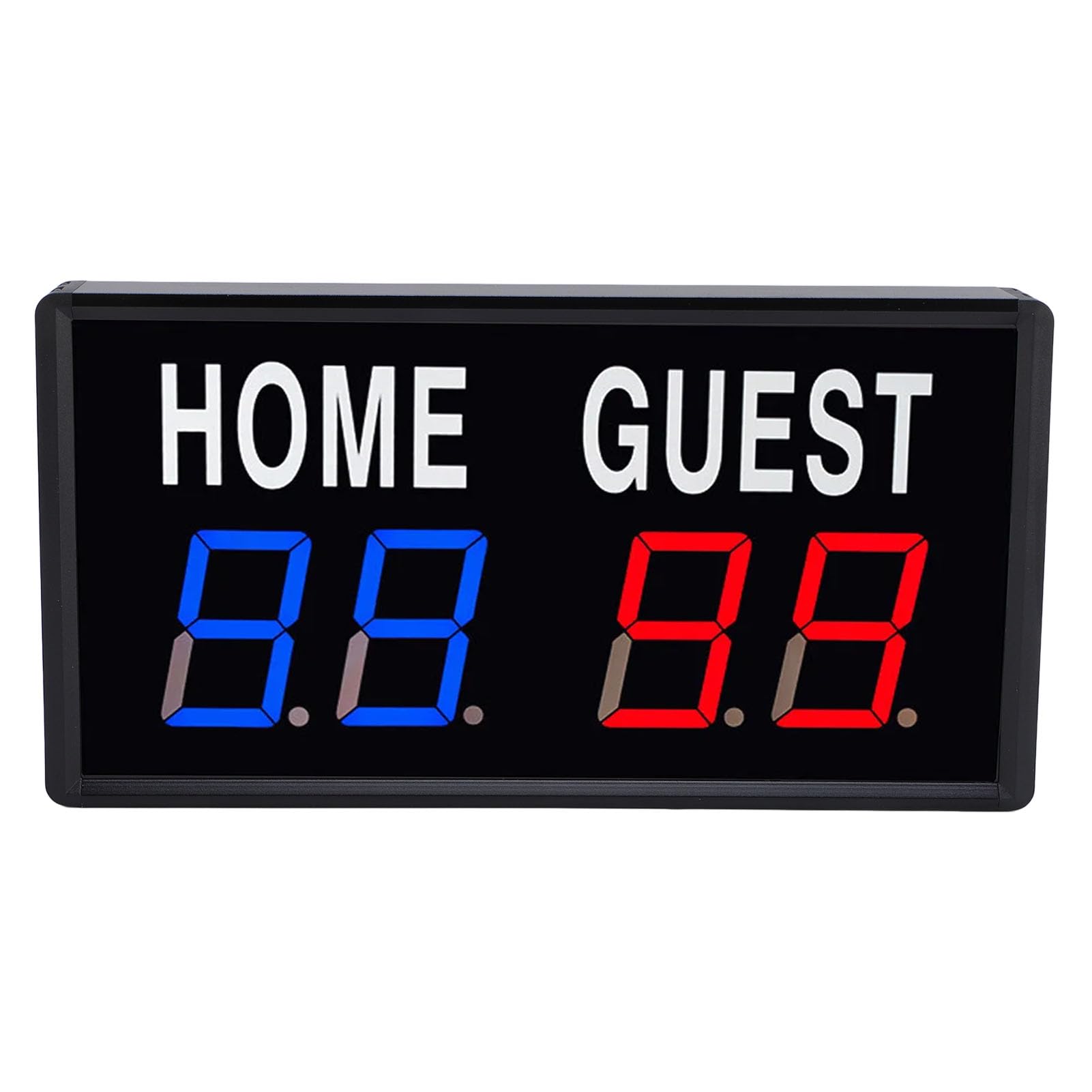 Tbest Marcador Deportivo, Marcador LED Remoto 5V 2A con Display Digital para Partidos de Fútbol, Baloncesto y Fiestas