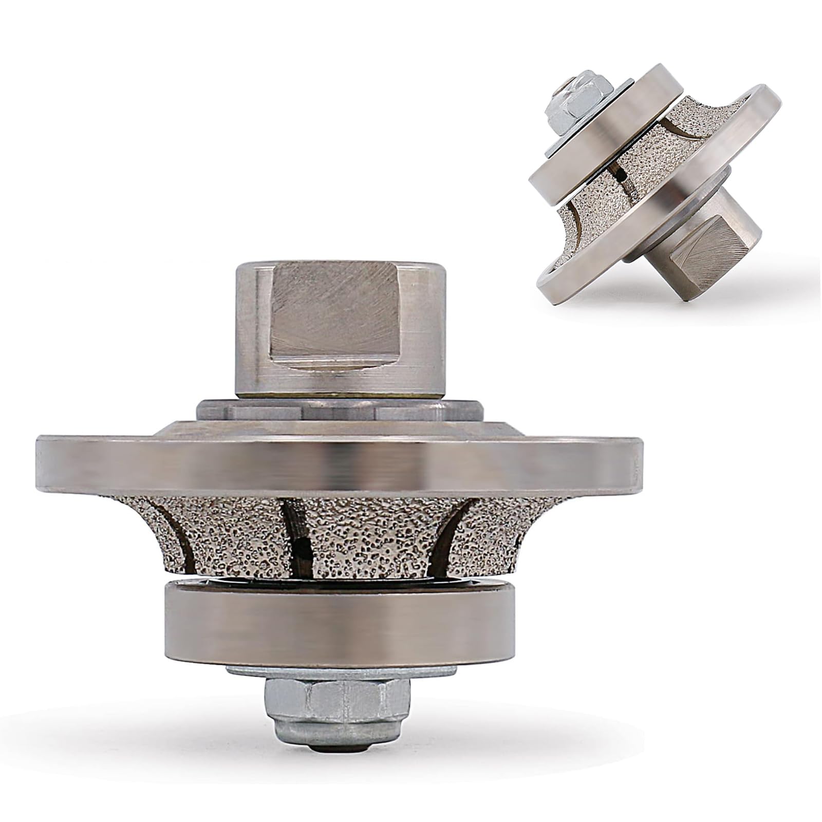 B10 3/8 "Media Bullnose Roundover Diamond Hand Profiler Brocas Para Perfiladora Fresa 45 Grados Madera
