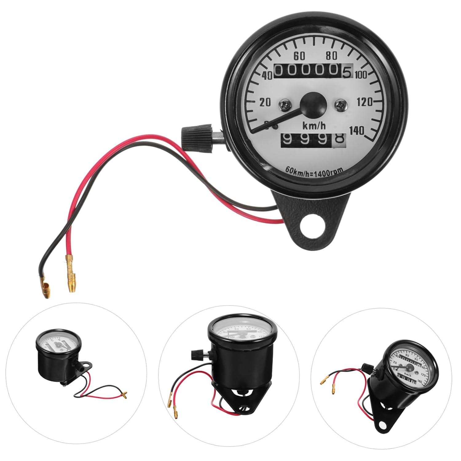 Ciieeo Motorcycle Speedometer Sensor Digital Tachograph Retro Modified Gauge Odometer for Bikes