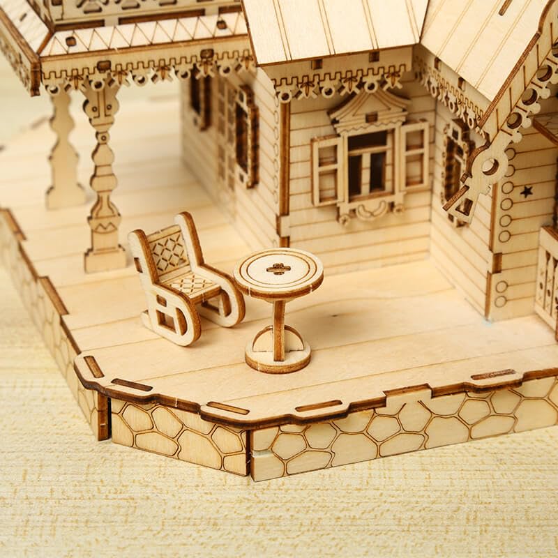 Amazon.com: 3D Wooden Puzzles for Adults 267pcs Vintage LED Light