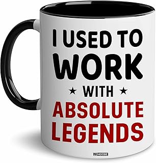 I Used To Work With Absolute Legend Coworker Retirement New Job Goodbye Workplace Office Boss, Women, Men, Going Away, Colleague, Farewell, Leaving, Good Luck New Job Coworker Accent Mug 11OZ