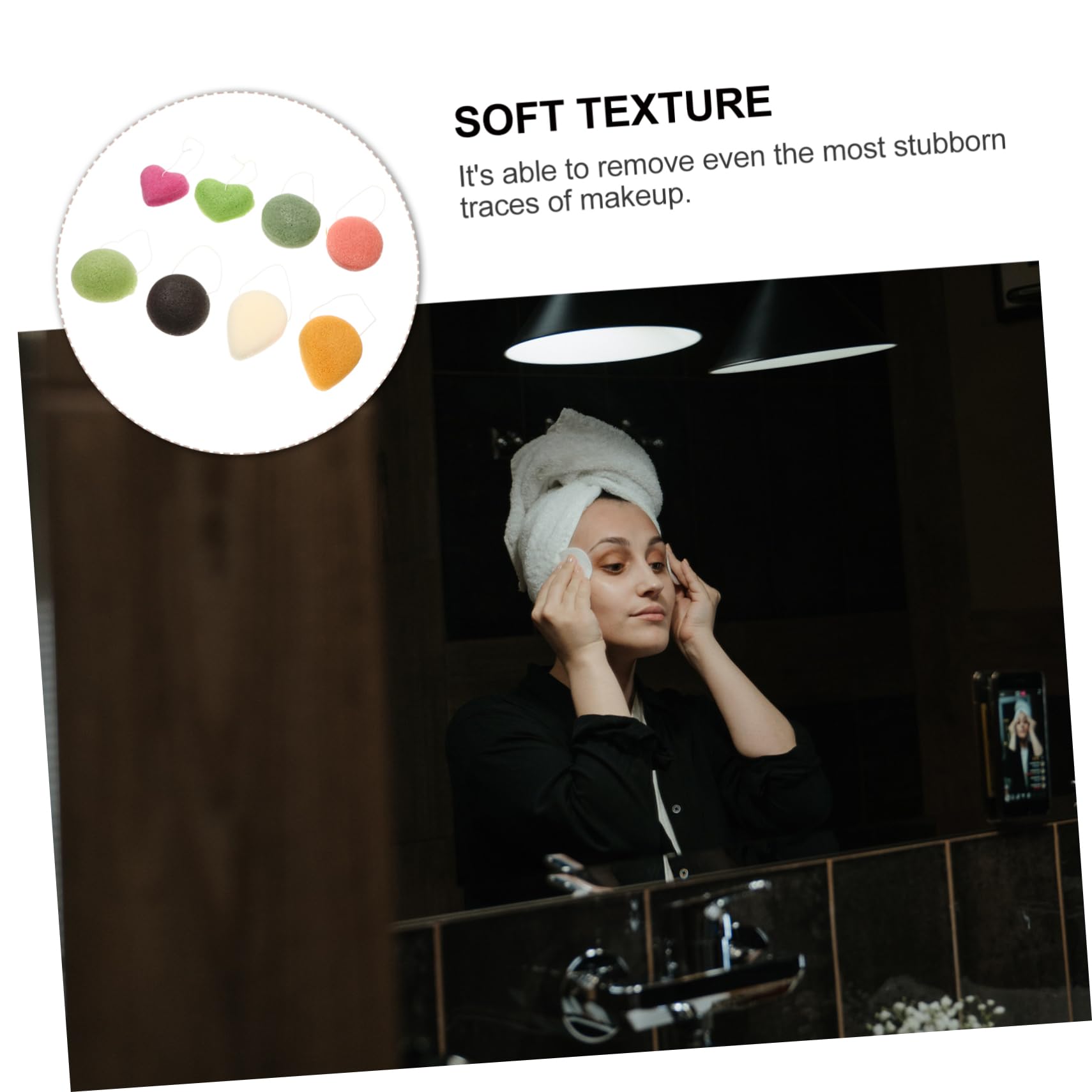 Housoutil 16pezzi Spugne Per Spugnette Esfolianti Per e Rimozione Makeup Texture Morbida Colori Random Riutilizzabili e Facili Usare