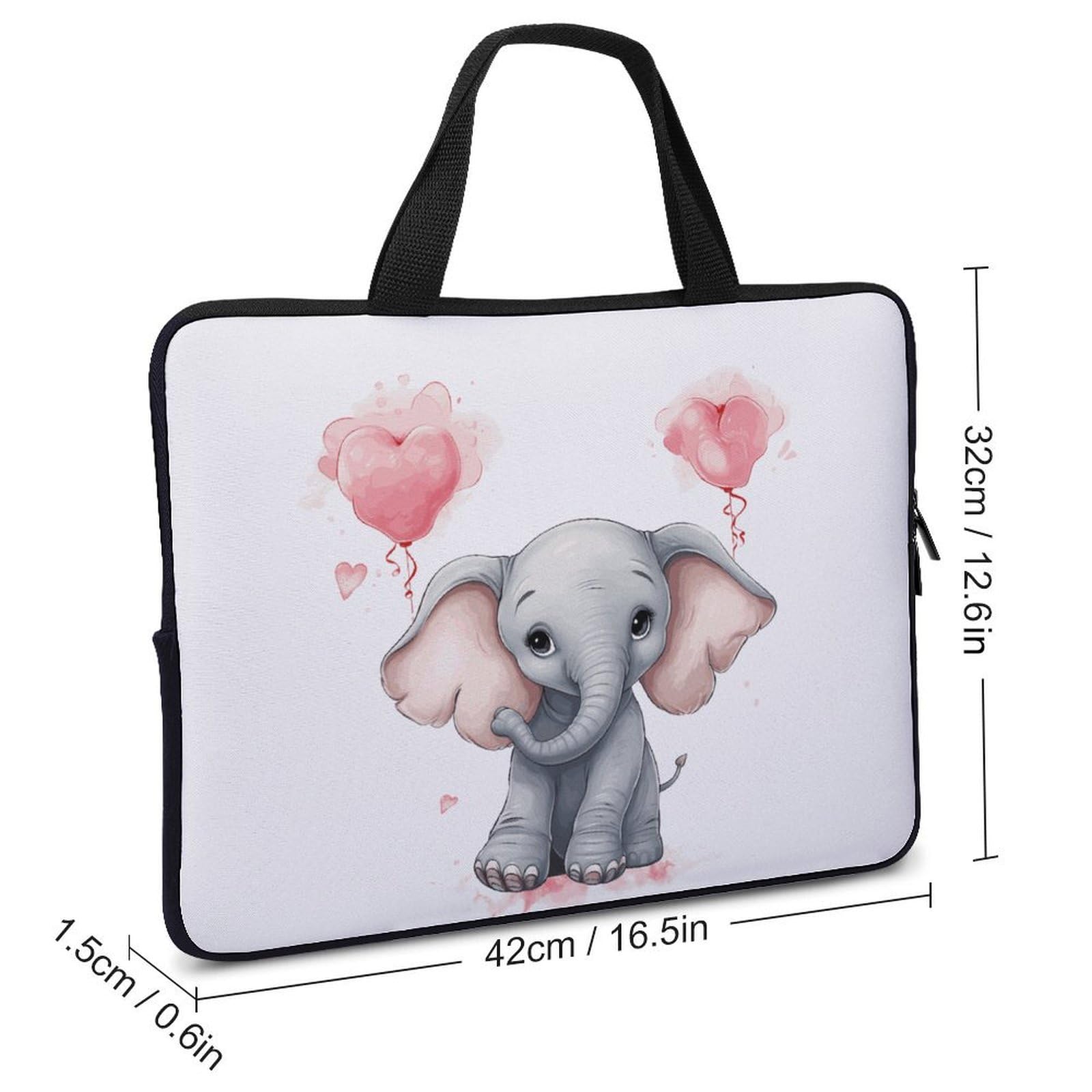 Custodia per laptop da 17 pollici, ultra sottile, leggera e impermeabile, in neoprene resistente, con cinghia da polso