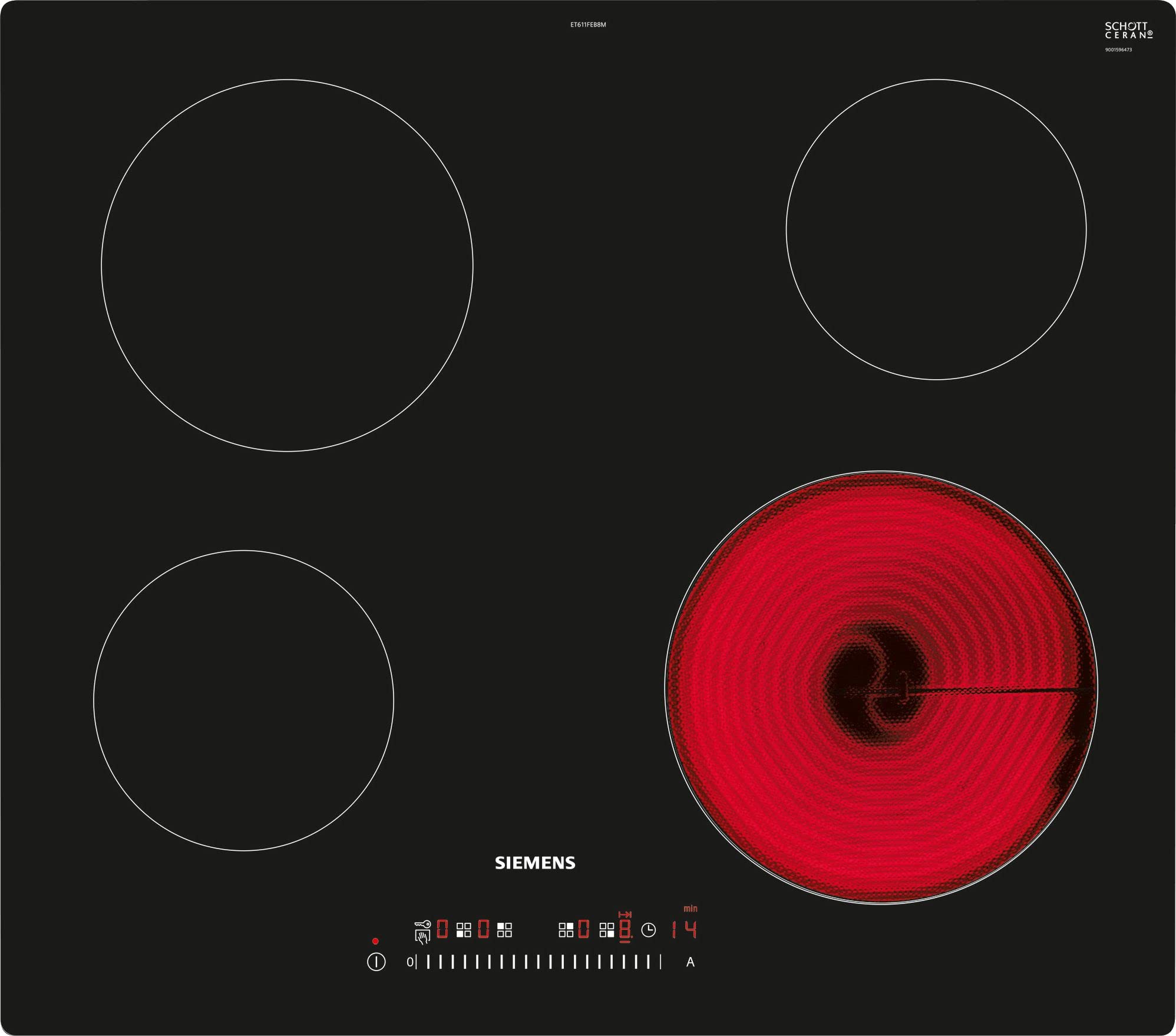 60 cm Built in Electric Hob, Made in Germany, 3 Years Warranty, ET611FEB8M
