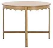 SAFAVIEH Home Collection Seraphina Desert Brown Round Dining Table