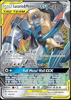 Pokemon - Lucario & Melmetal GX - 120/214 - Unbroken Bonds - Tag Team Ultra Rare