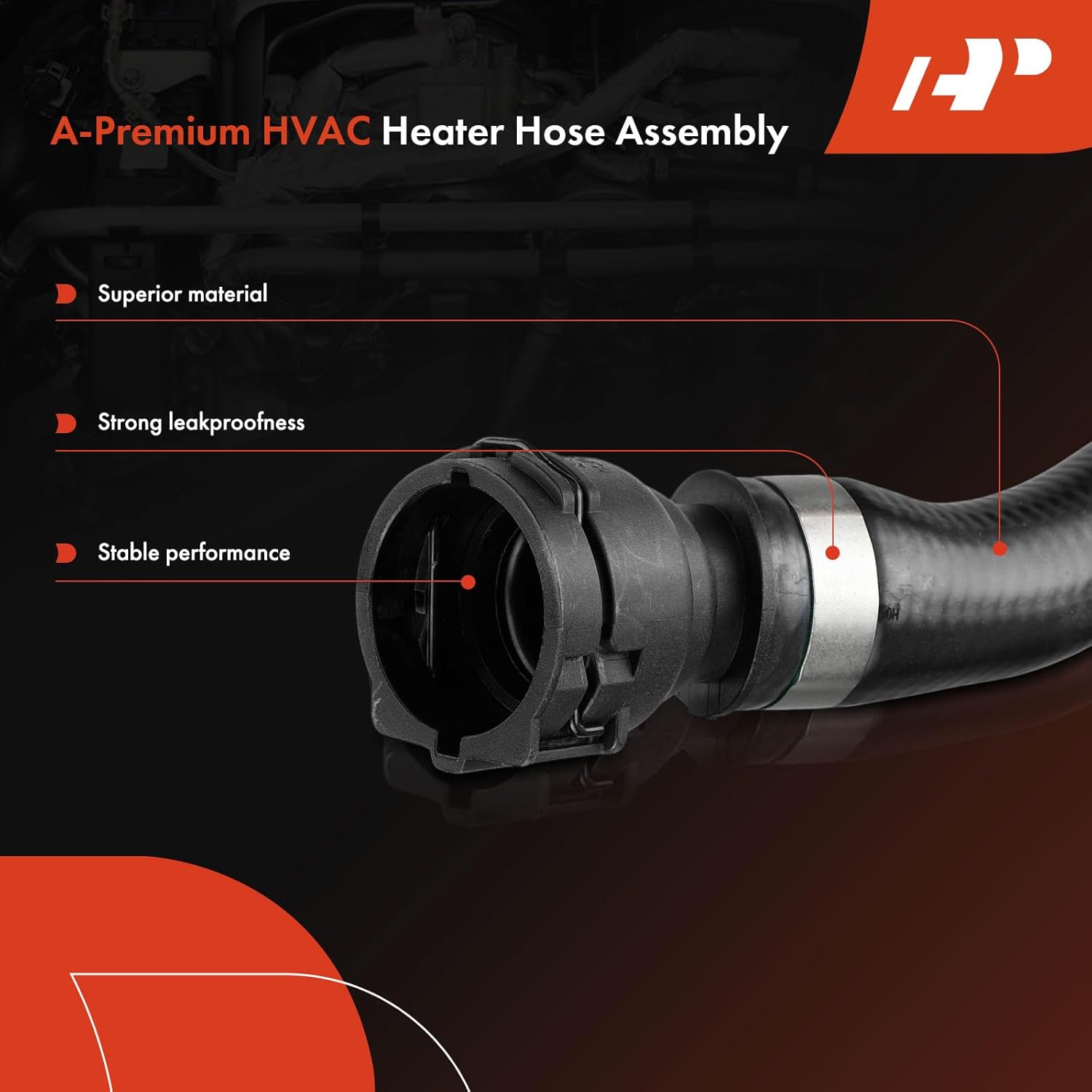 A-Premium Inlet HVAC Heater Hose Pipe Line Assembly Compatible with BMW 228i xDrive 2015-2016, 320i xDrive 2013-2018, 328i GT xDrive 2014-2016, 428i Gran Coupe, 428i xDrive Gran Coupe, 428i xDrive