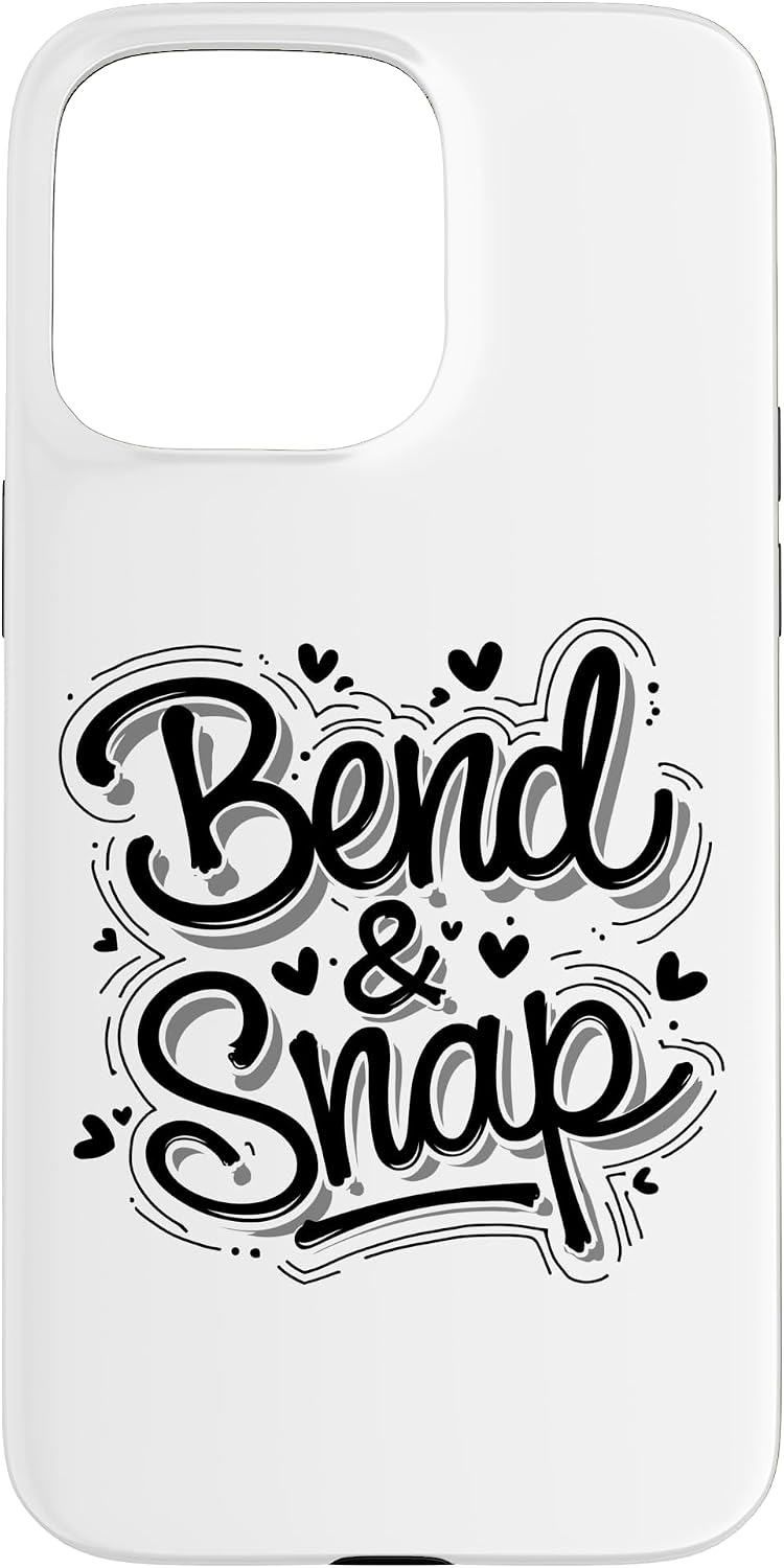 Bend And Snap, Fitness Gym Lover, Mens Women Workout Case for iPhone 15 Pro Max