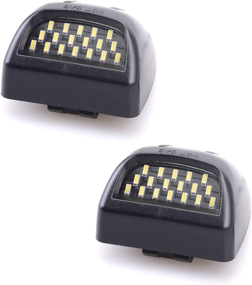 Mallofusa LED License Plate Light Lamp Assembly Replacement For Chevy