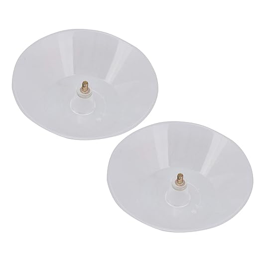 RDEXP 2PCS Transparent Plastic Range Hood Oil Collection Grease Cup Screw Dia 4.5mm