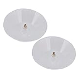 RDEXP 2PCS Transparent Plastic Range Hood Oil Collection Grease Cup Screw Dia 4.5mm