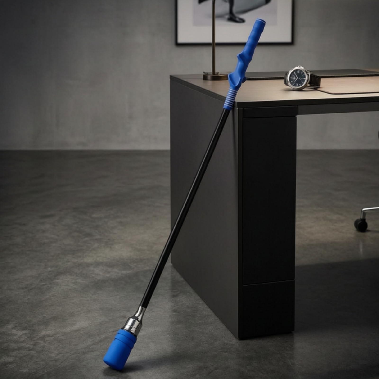 Golf Swing Attrezzo Allenamento Mazza Simulatore Correttore con Barra in Acciaio E Punta Imbottita in Schiuma Impugnatura Ergonomica Antiscivolo Suono