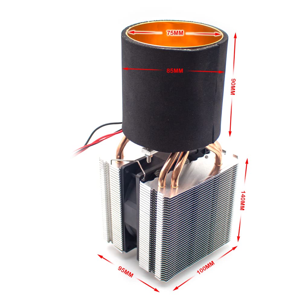 Aitoserlea Semiconductor Refrigeration Module Mini Refrigerating Machine DIY Ice Maker with Digital Display Temperature Controller