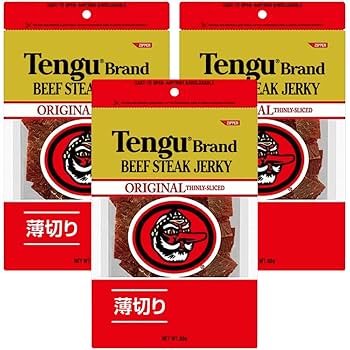 Amazon | テング ビーフジャーキー オリジナル 薄切りタイプ 93g