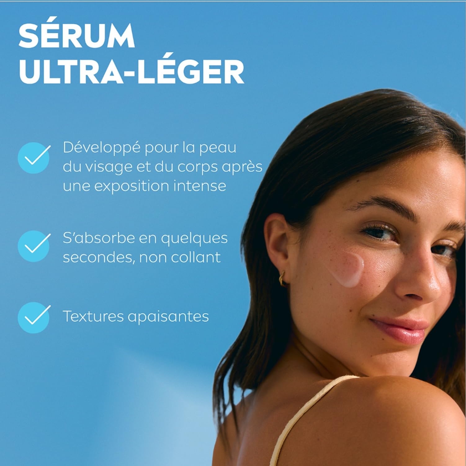 NIVEA SUN Gel-Sérum Après Soleil Visage & Corps 100 ml Aloe Vera Bio Acide Hyaluronique