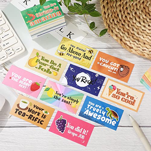 Honoson-300-Pieces-Employee-Appreciation-Cards-Bulk-Inspirational-Punny-Cards-Thank-You-Encouragement-Cards-Funny-Affirmation-Gifts-Staff-Business-Cards-for-Team-Teacher-15-Design