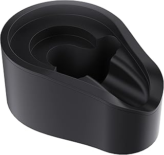 Normcore Portafilter Holder - Bottomless Portafilter Tamping Station - 304 Stainless Steel With Silicon Espresso Holder Tamper Stand Fits 54mm 58mm Espresso Machines Portafilter