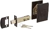 Weslock 07972-2-2SL23 Square Double Cylinder Deadbolt, Black
