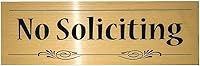 Vista 13 de Cartel decorativo No Soliciting, Negro