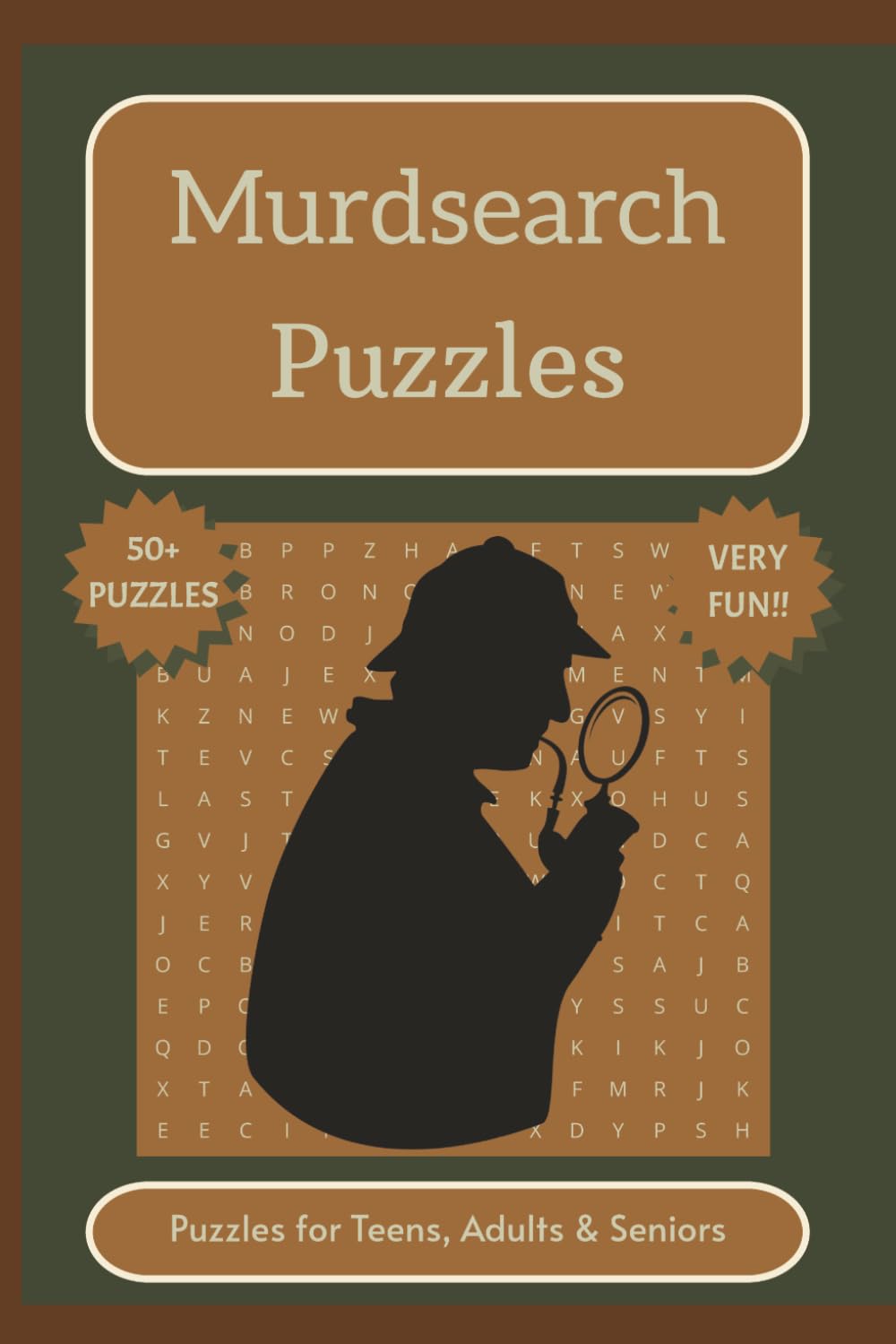 Murd Search Puzzles: Puzzle Book Perfect for Teens, Adults & Seniors (6x9) inches