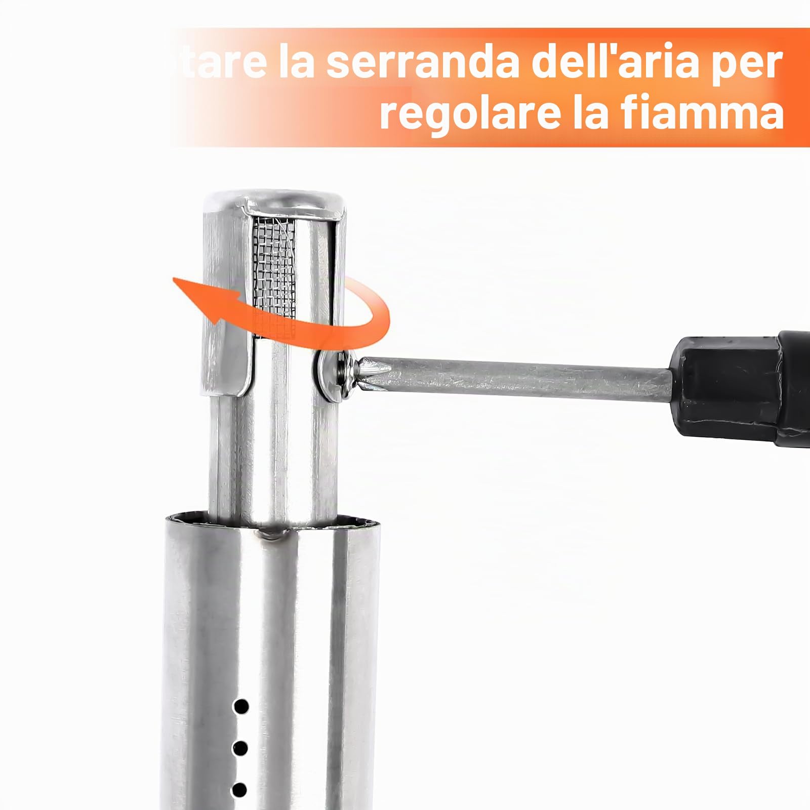 Denmay 18631 Bruciatore in acciaio inox da 40 cm per BroilKing Baron serie con bruciatori tubolari anteriori a posteriori, pezzi di ricambio per Broil King Baron 490 340 590, 4 pezzi