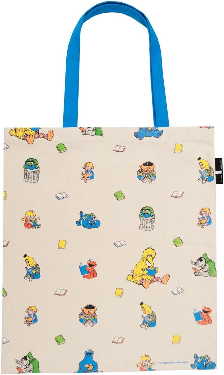 Out of Print Sesame Street: Readers Tote Bag with Inner Pocket - Officially Licensed Gift for Book Lovers - Image 4
