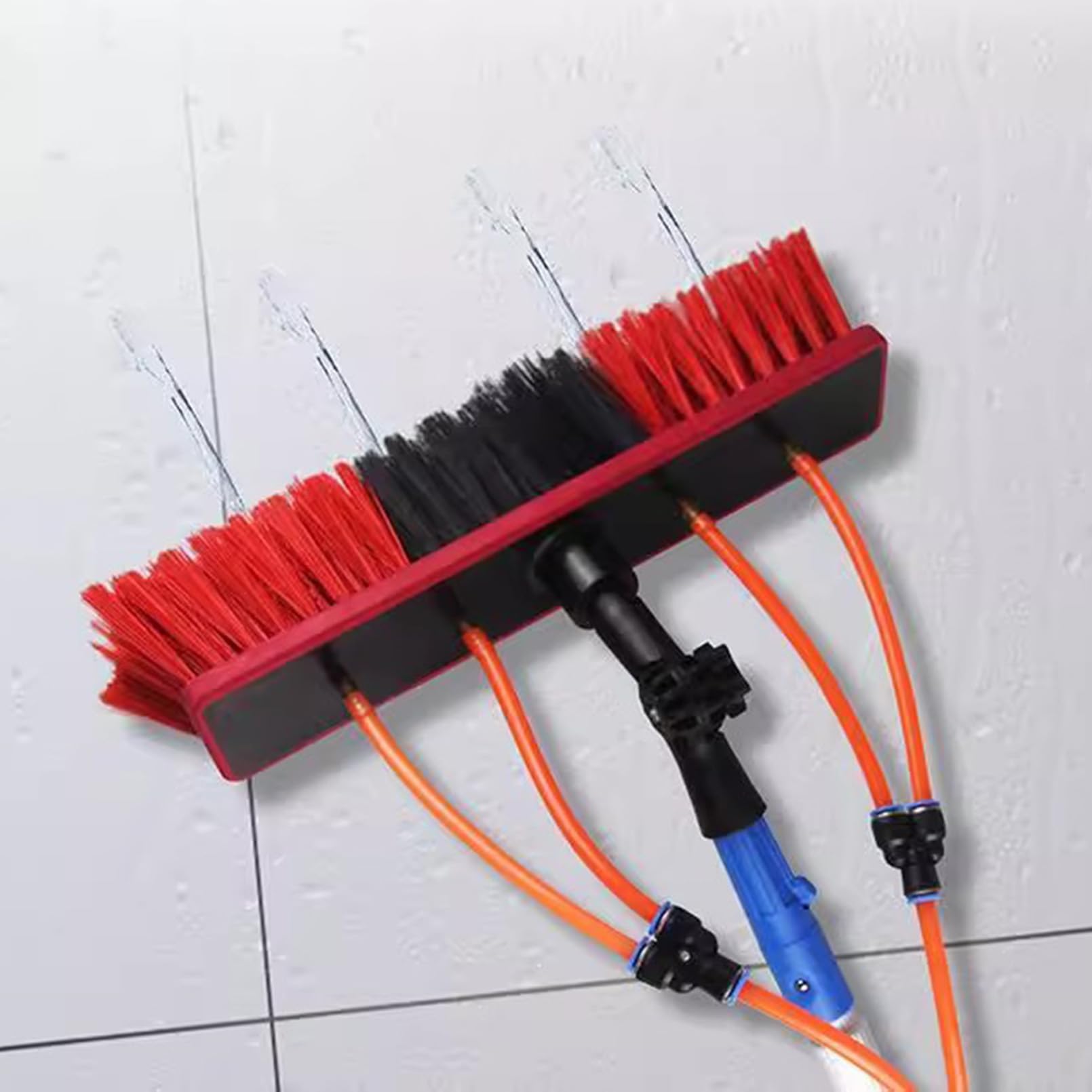 Brosse à vitre extérieure et balai réglable pour laver le toit ou la voiture