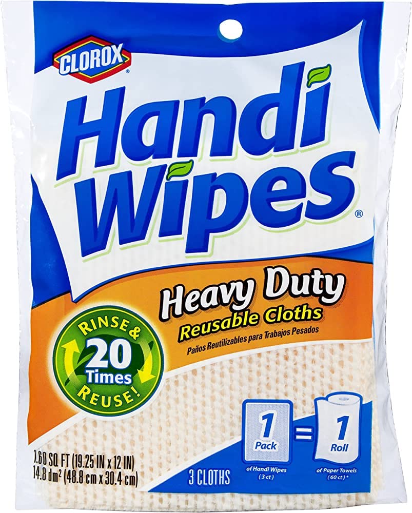 Handi Wipes Heavy Duty 6Ct Double Facing 5-Pack