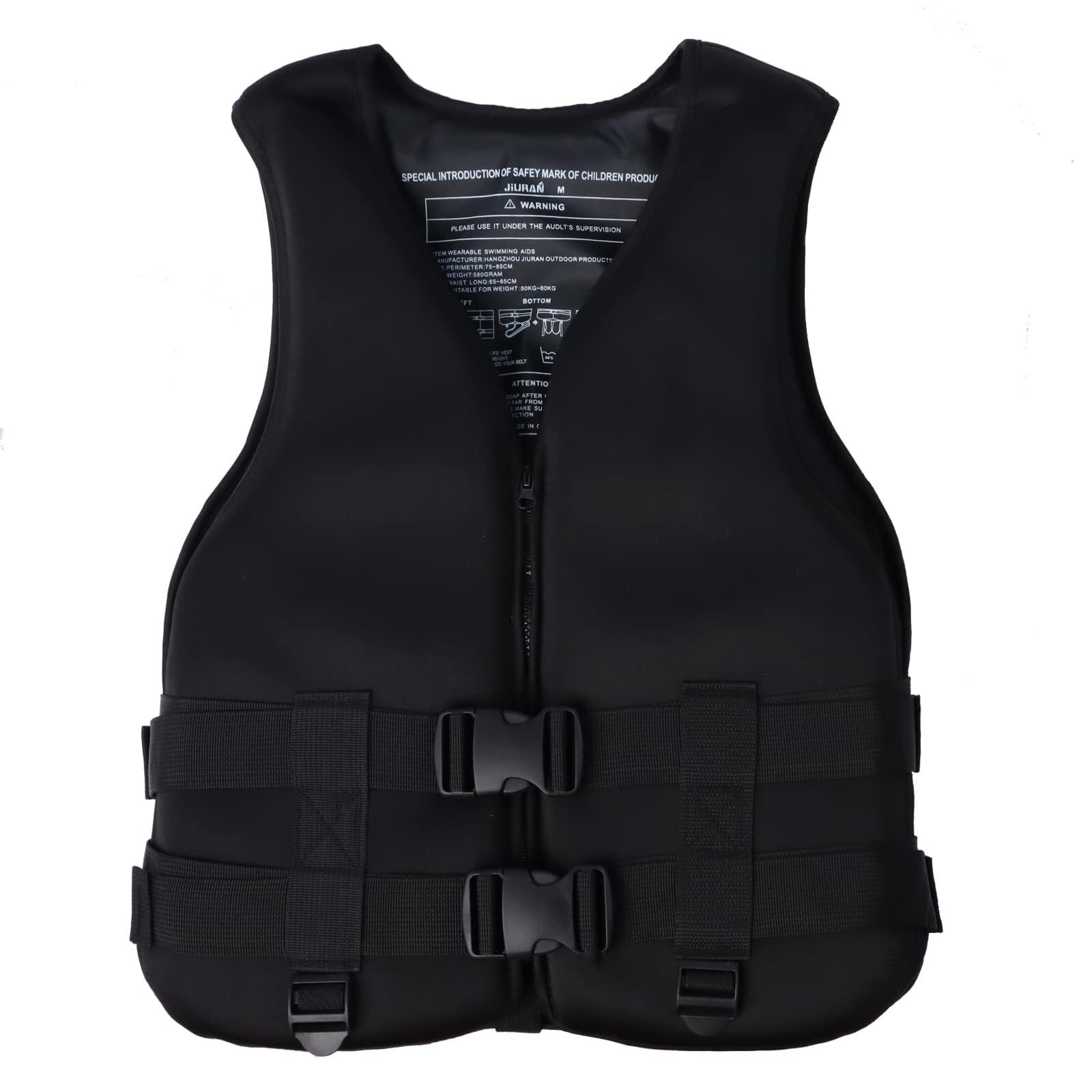 Neoprene Buoyancy Gear, Adjustable Floating Jacket, Breathable Pearl Cotton Padding, for Kayaking Surfing and Boating Adult