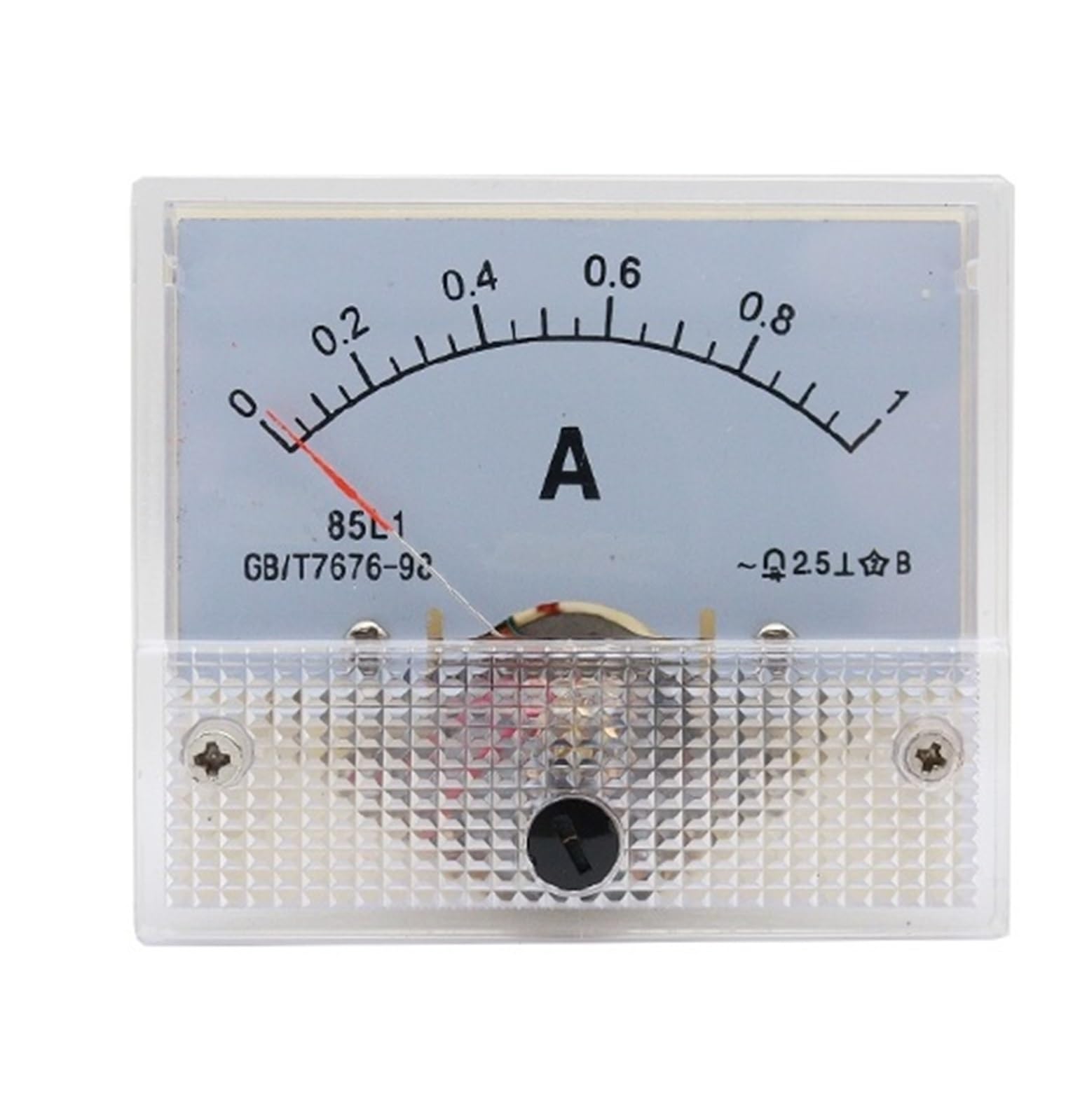 Amperímetro de panel analógico 85L1-A 15A medidor de corriente en dial CA 4