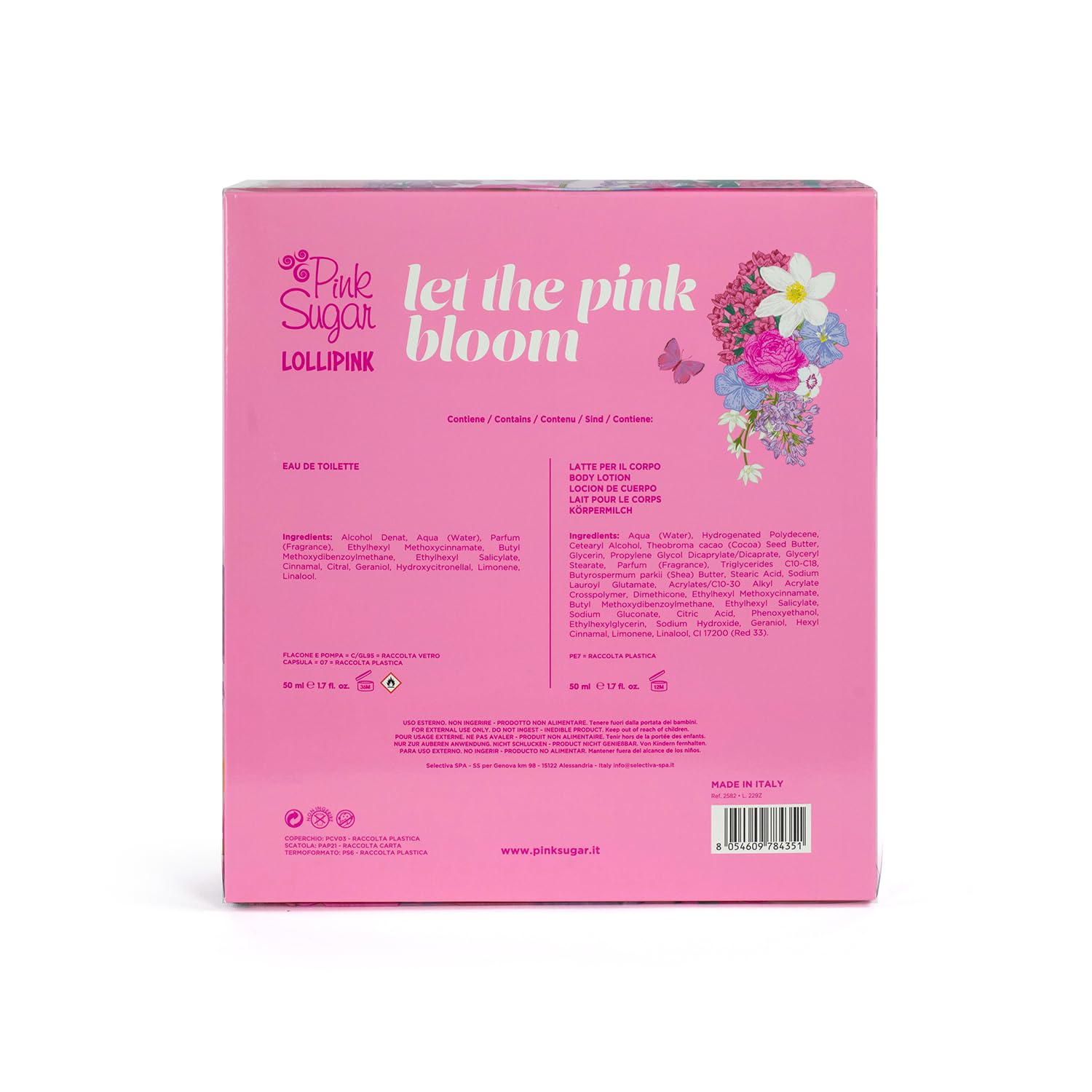 PINK SUGAR LOLLIPINK - LET THE PINK BLOOM (Eau de Toilette 50 ml + Body Lotion 50 ml)