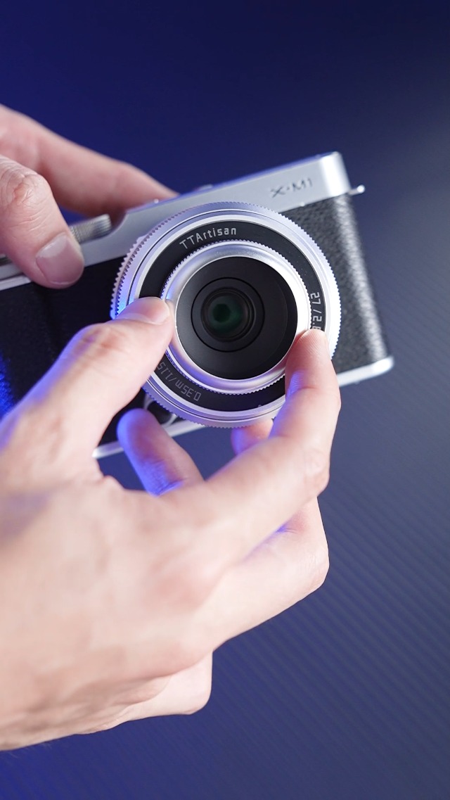 TTARTISAN 27mm F2.8 STM-AF Pancake Lens for Fujifilm X (Silver