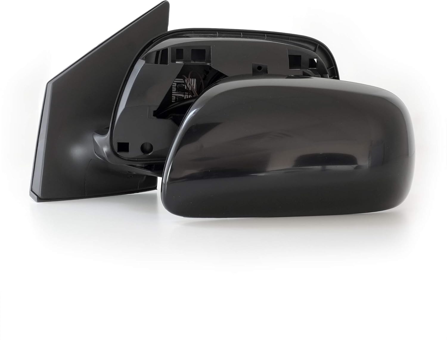 Spieg Driver Side Mirror for 2009-2013 Toyota Corolla Power Adjustment Heated Glass Manual Folding Black Left 5 Pins TO1320247