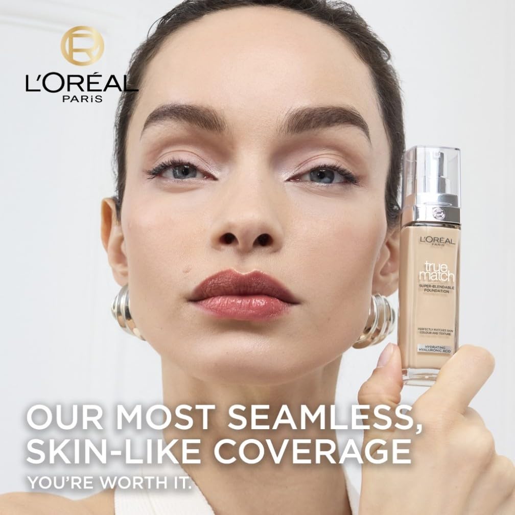 L'Oreal Paris Foundation True Match Liquid Foundation 2C with Hyaluronic Acid & SPF 16 30ml — view 2